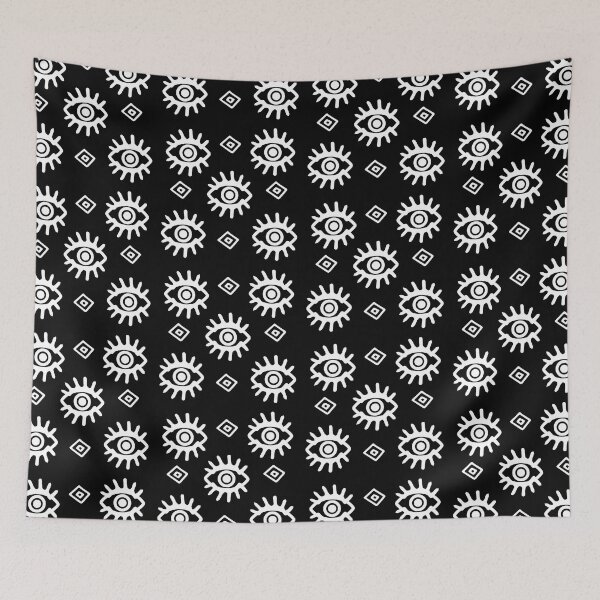 Item preview, Black and white eye print designed and sold by DemonicGloom.