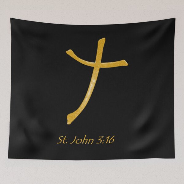 Item preview, John 316 Cross designed and sold by MosesT-Shirts.