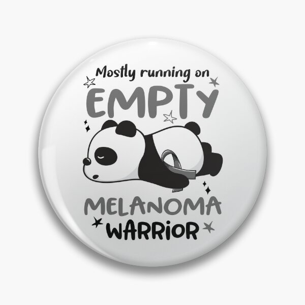 Item preview, Melanoma Awareness - Mostly Running On Empty Melanoma Warrior designed and sold by Hilten.