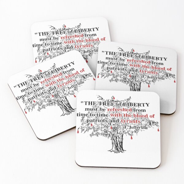 Item preview, Thomas Jefferson "The Tree of Liberty" Blood of Patriots and Tyrants Timothy McVeigh designed and sold by ez-does-it.