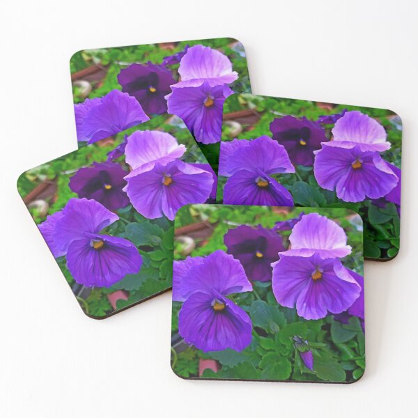 Item preview, Purple pansies photo  By Iritof designed and sold by iritof.