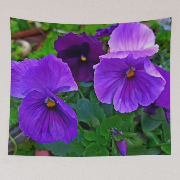 Item preview, Purple pansies photo  By Iritof designed and sold by iritof.