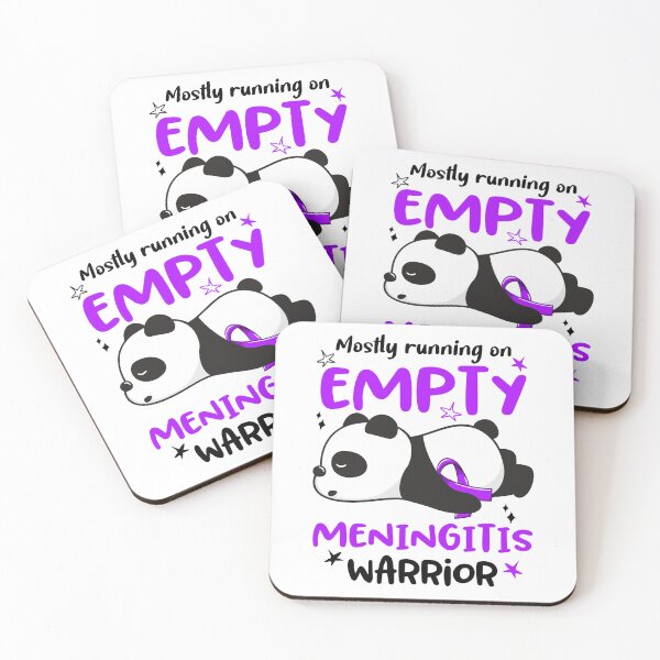 Item preview, Meningitis Awareness - Mostly Running On Empty Meningitis Warrior designed and sold by Hilten.