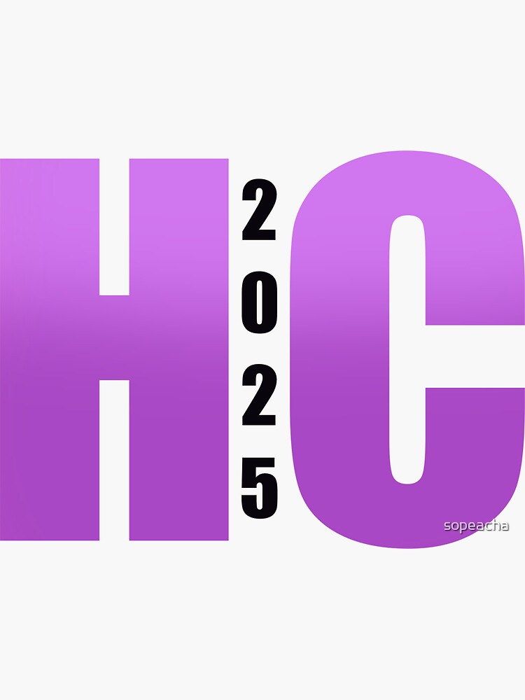 "Holy Cross 2025" Sticker by sopeacha Redbubble