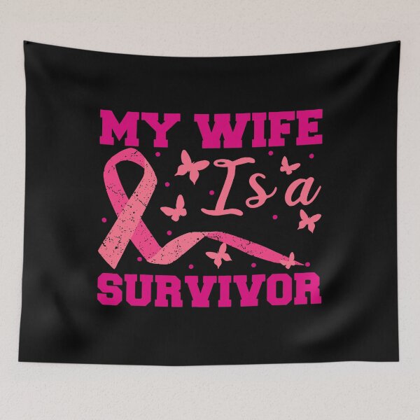 Item preview, I Wear Pink For My Wife Husband Breast Cancer Survivor designed and sold by BoriJanis.