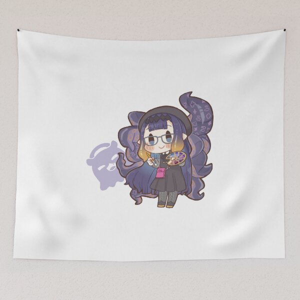 Item preview, ninomae ina'nis , Hololive: Takodachi / Tako,Ninomae Ina Nis Inanis Drooling Chibi designed and sold by BERDOFRENZY.