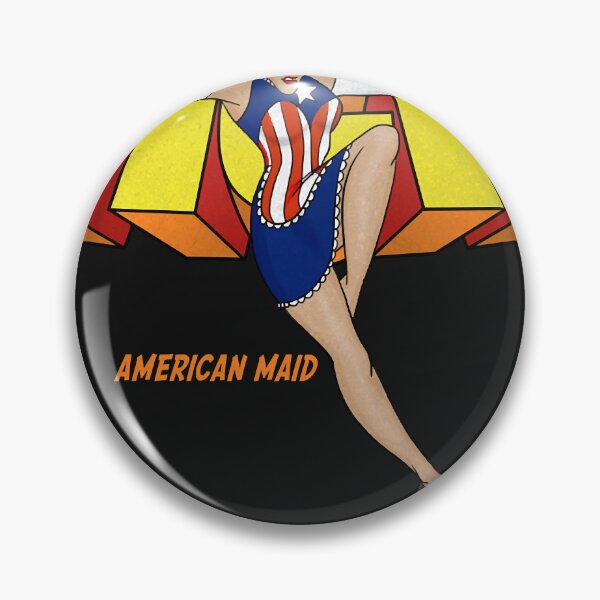 Item preview, "The Tick" Superhero Parody "American Maid" Character with Logotype, 1994 TV ser designed and sold by ANNEHAYES12.