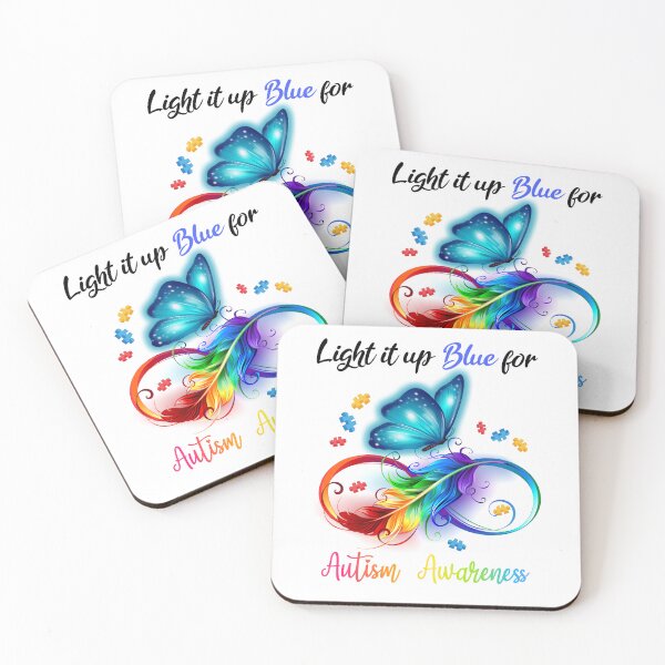 Item preview, Light it up Blue for Autism, Autism Infinity Symbol, Autism Month, Support Autism Gifts designed and sold by StepnitzStore.