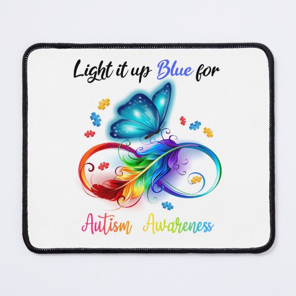 Item preview, Light it up Blue for Autism, Autism Infinity Symbol, Autism Month, Support Autism Gifts designed and sold by StepnitzStore.
