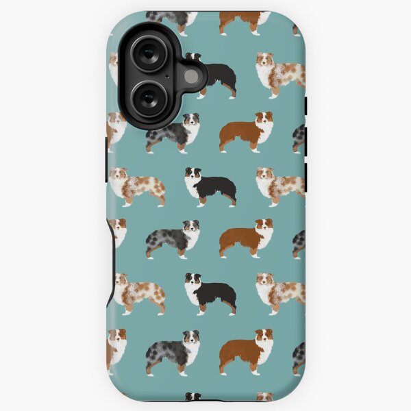 Item preview, Australian Shepherd owners dog breed cute herding dogs aussie dogs animal pet portrait hearts by PetFriendly designed and sold by PetFriendly.