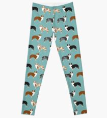 Australian Shepherd owners dog breed cute herding dogs aussie dogs animal pet portrait hearts by PetFriendly Leggings