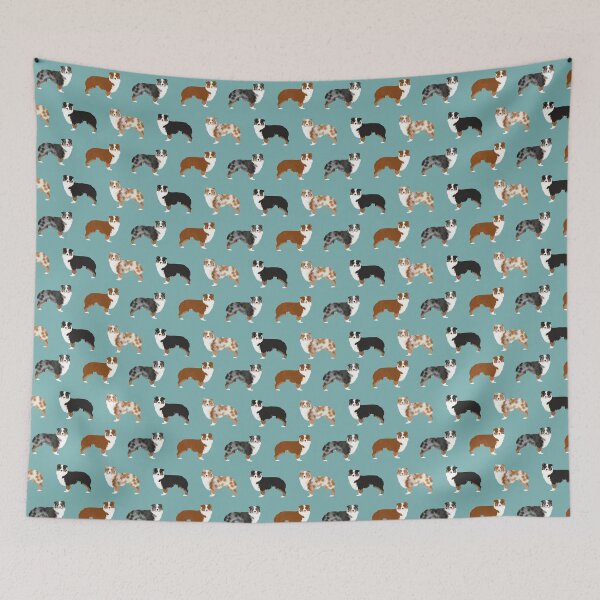 Item preview, Australian Shepherd owners dog breed cute herding dogs aussie dogs animal pet portrait hearts by PetFriendly designed and sold by PetFriendly.