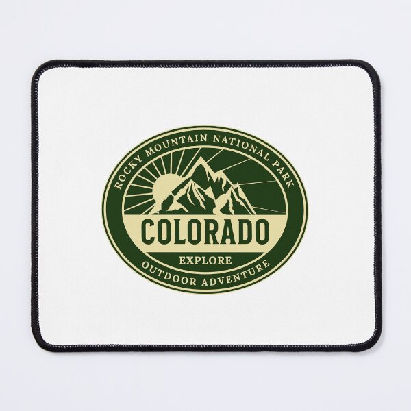 Item preview, Emblem Rocky Mountain National Park Estes Park Colorado designed and sold by CattlettArt.