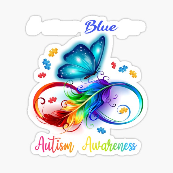 Item preview, I Wear Blue for Autism, Autism Infinity Symbol, Autism Month, Support Autism Gifts designed and sold by StepnitzStore.
