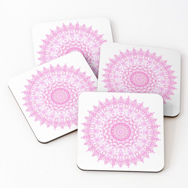 Item preview, Elegante round Pink lace designed and sold by AtelierJasmine.