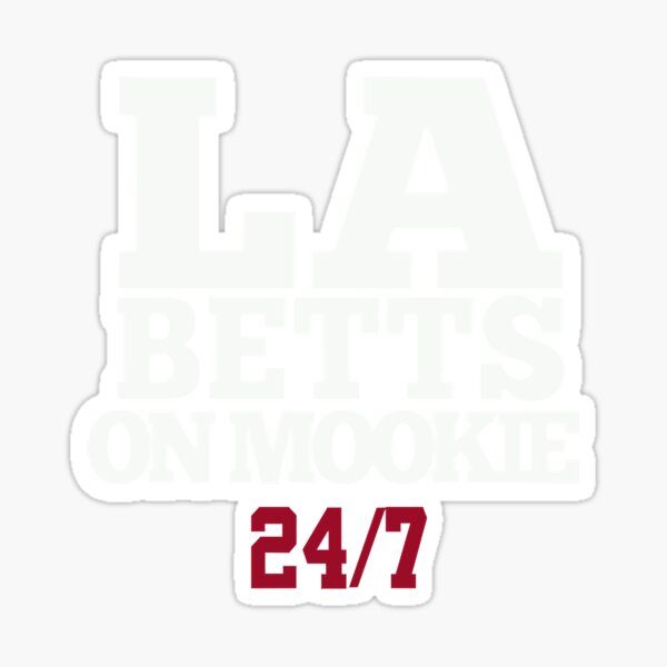 Mookie Betts Silhouette Sticker for Sale by OtakuCoolDesign