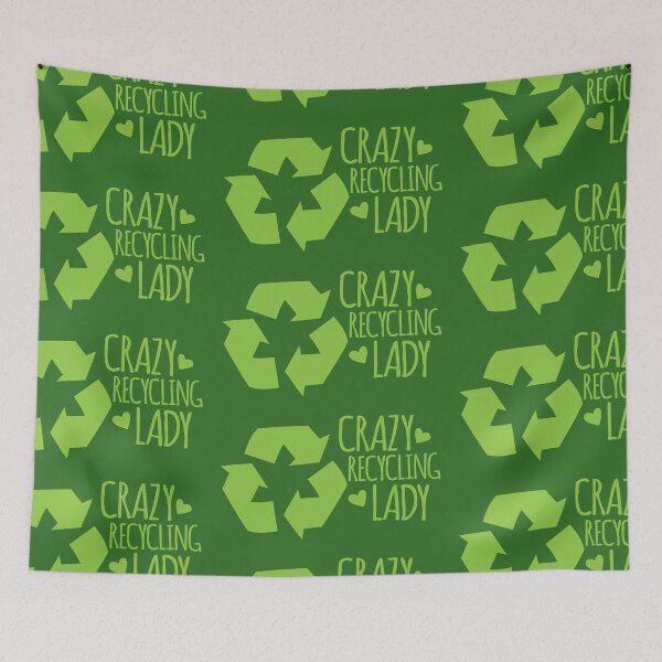 Item preview, Crazy Recycling Lady designed and sold by jazzydevil.