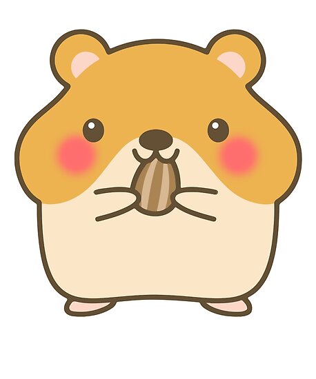 Cute Hamster Emoji Blush Sweet Eyes Posters by JapaneseInkArt | Redbubble