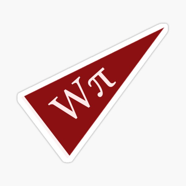 Item preview, Worcester Polytechnic Institute WPI Pennant Pi Symbol  designed and sold by ghilardimghil.