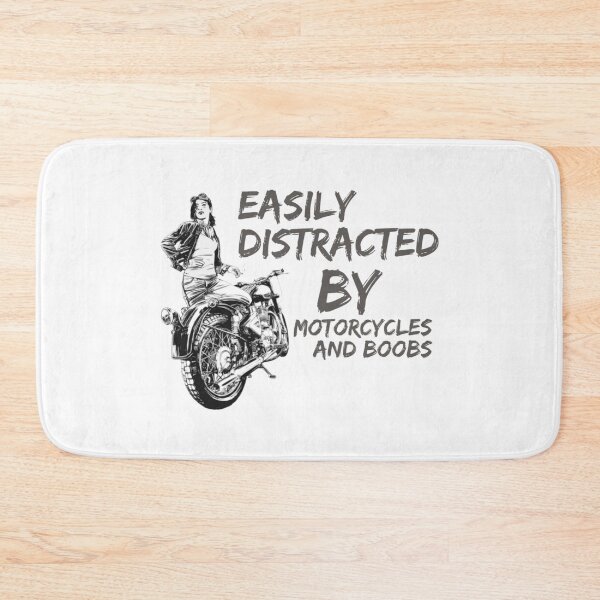 Item preview, BIKER RIDER EASILY DISTRACTED BY MOTORCYCLES AND BOOB designed and sold by BestdesignerFM.