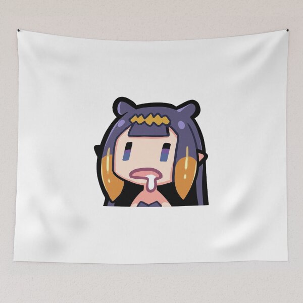Item preview, ninomae ina'nis , Hololive: Takodachi / Tako,Ninomae Ina Nis Inanis Drooling Chibi designed and sold by BERDOFRENZY.
