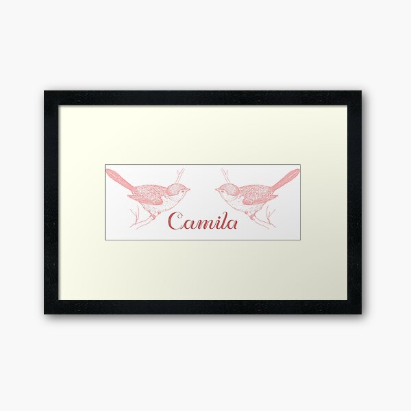 Vista previa del artículo con la obra «Camila», diseñado y vendido por vintage-sigh.
