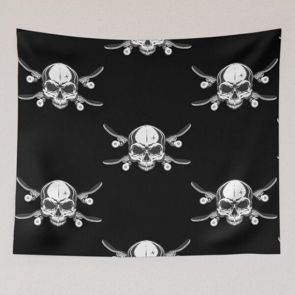 Item preview, Skateboarder skull longboarder skater skulls   designed and sold by ConnieC1384819.