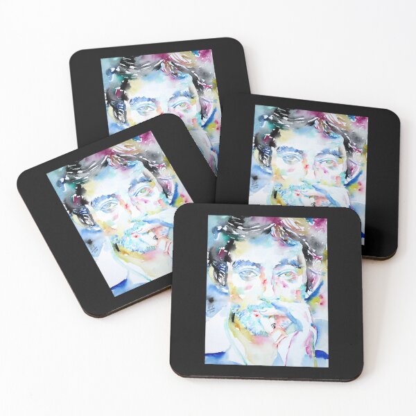 Item preview, SERGE GAINSBOURG watercolor portrait  designed and sold by BethRot9678455.