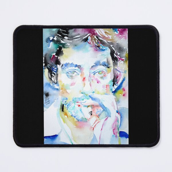 Item preview, SERGE GAINSBOURG watercolor portrait designed and sold by BethRot9678455.