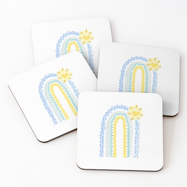 Item preview, Blue Rainbow and sun heart designed and sold by love-alitta.