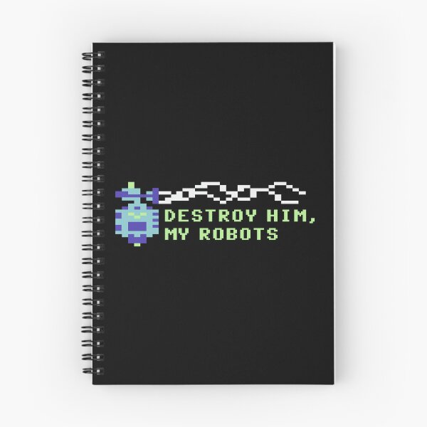 Item preview, Retro Gaming Impossible Mission Robot - Destroy Him, My Robots! designed and sold by essjaydesigns.