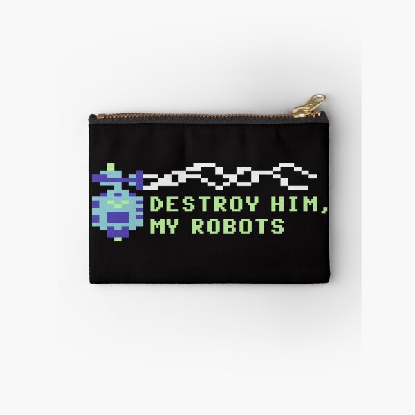 Item preview, Retro Gaming Impossible Mission Robot - Destroy Him, My Robots! designed and sold by essjaydesigns.