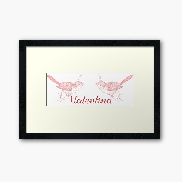 Vista previa del artículo con la obra «Valentina», diseñado y vendido por vintage-sigh.