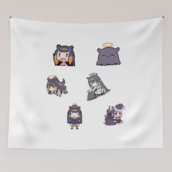 Item preview, ninomae ina'nis , Hololive: Takodachi / Tako,Ninomae Ina Nis Inanis Drooling Chibi pack designed and sold by BERDOFRENZY.