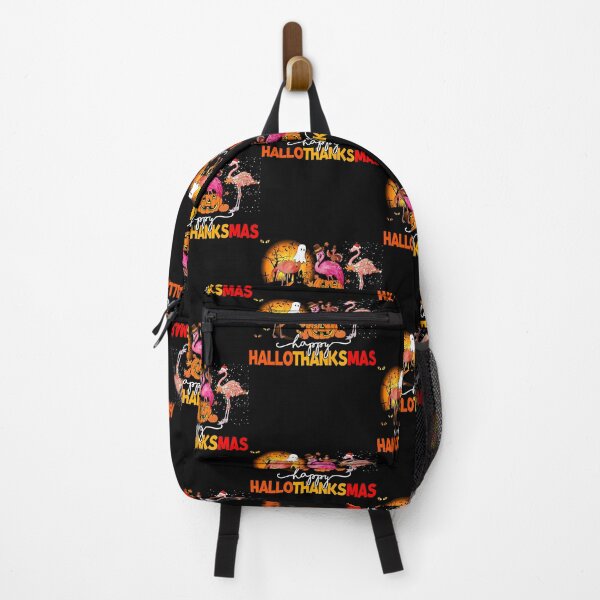 Item preview, Happy HalloThanksmas Flamingo Thanksgiving Christmas  designed and sold by BethRot9678455.
