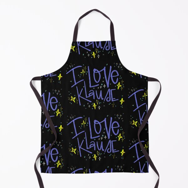 Item preview, I LOVE KLAUSE CUSTOM NAME PURPLE designed and sold by GIVENGRACE.ART.