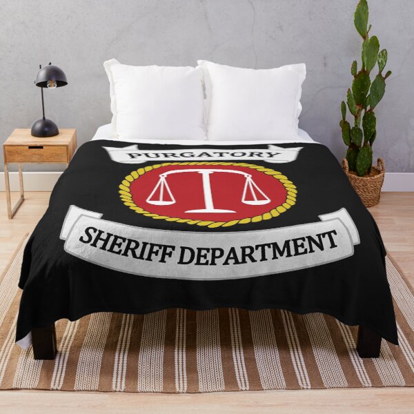 Item preview, Wynonna earp purgatory sheriff department logo essential t shirt designed and sold by elicebri4448.