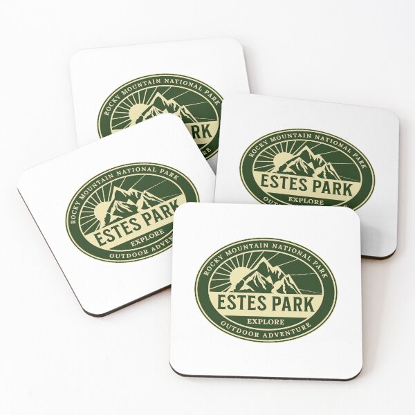 Item preview, Emblem Rocky Mountain National Park Estes Park designed and sold by CattlettArt.