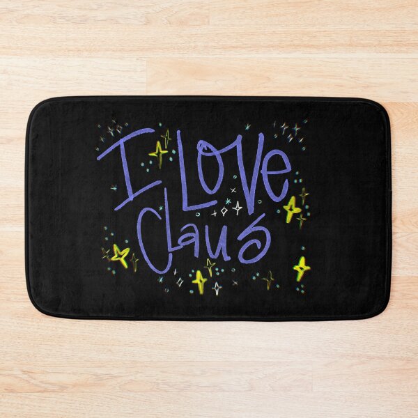 Item preview, I LOVE CLAUS CUSTOM NAME PURPLE  designed and sold by GIVENGRACE.ART.