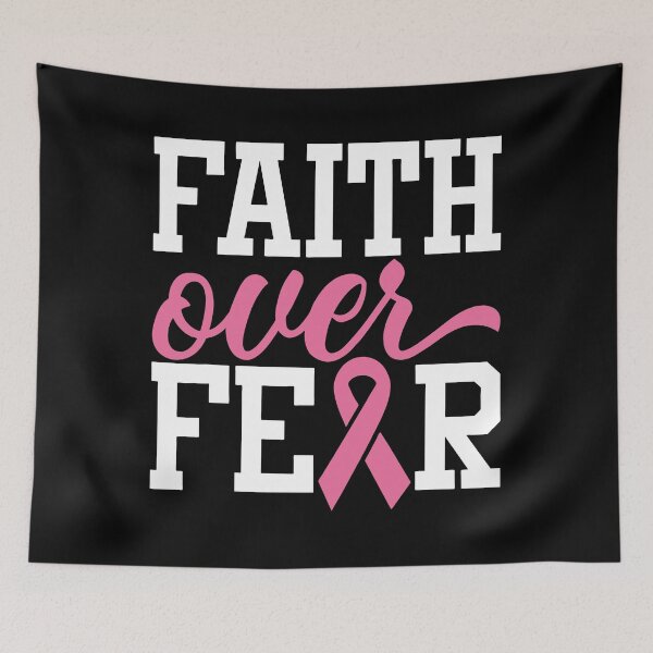 Item preview, Pink Ribbon Faith Breast Cancer Survivor Awareness Gift designed and sold by BoriJanis.