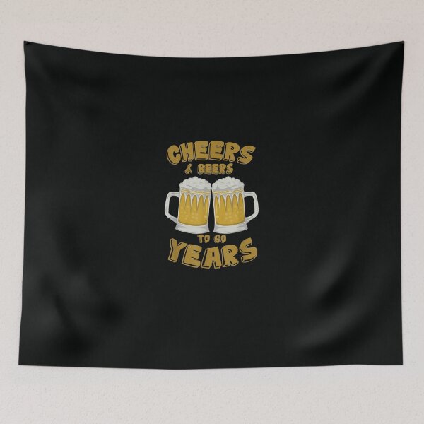 Item preview, Cheers And Beers To 60 Years 60th Birthday Present designed and sold by DeannaMarks.
