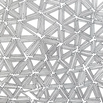 Artwork thumbnail, Continuous Triangular line pattern by EricaSook
