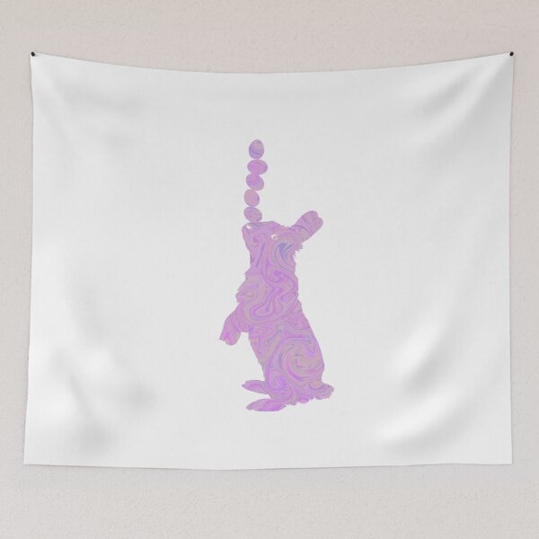 Item preview, Easter Bunny (pink/purple) designed and sold by whereiswalder.