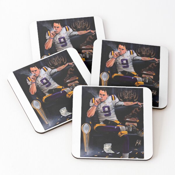 Item preview, Natural Soccer League Overcome Yourself Smoke Burrow Purple Cool designed and sold by JimenezIllusion.