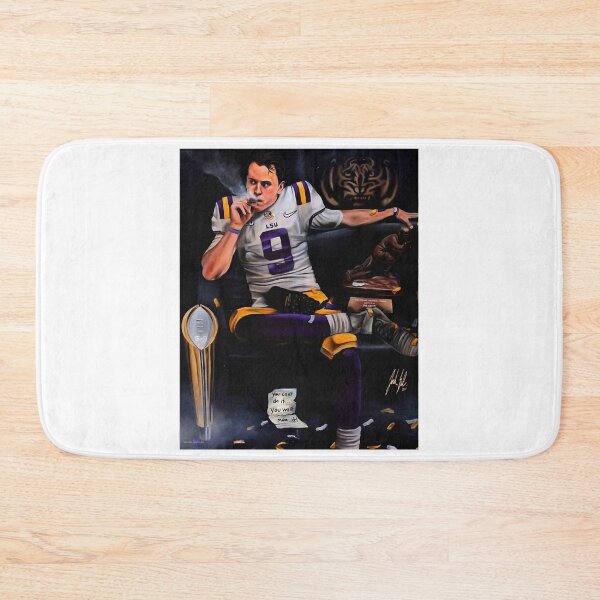 Item preview, Natural Soccer League Overcome Yourself Smoke Burrow Purple Cool designed and sold by JimenezIllusion.