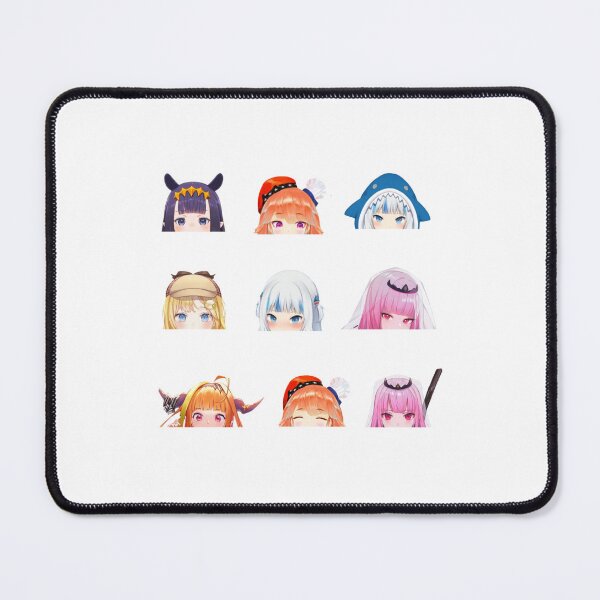 Item preview, HoloMyth Mascots pack - Hololive ,Top peeker sticker set Vtuber peeking pack - Holomyth hololive,Cute Youtuber, Chibi ,Purple ,Fanart ,Hololive, VTuber,Virtual, Ninomae, Inanis ,Virtual, Youtuber designed and sold by BERDOFRENZY.