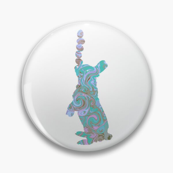 Item preview, Easter Bunny (teal/purple) designed and sold by whereiswalder.