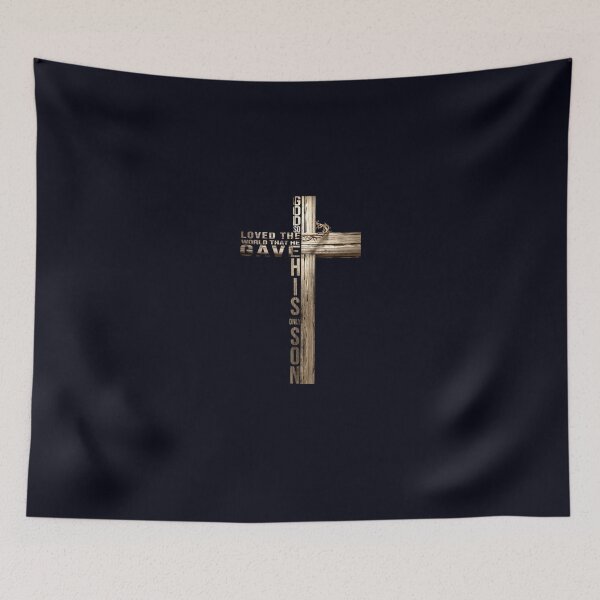 Item preview, Christian Cross Bible John 316 God So Loved The World designed and sold by DeannaMarks.