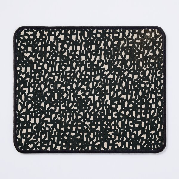 Item preview, Black numbers illustration designed and sold by rodentpad.
