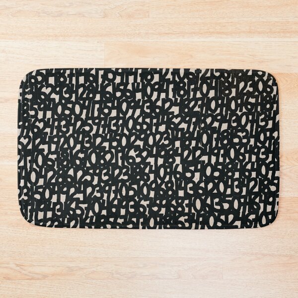 Item preview, Black numbers illustration designed and sold by rodentpad.